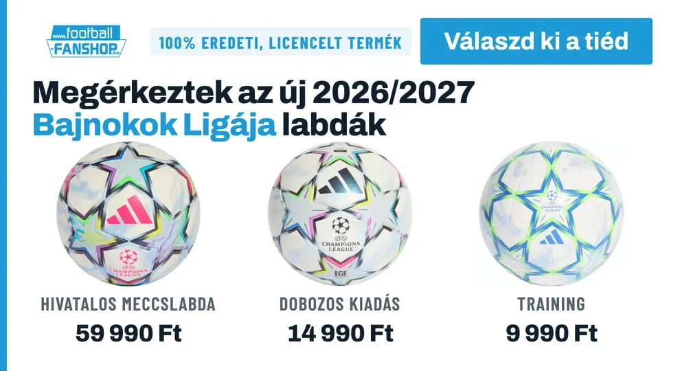 UEFA Bajnokok ligája labdák