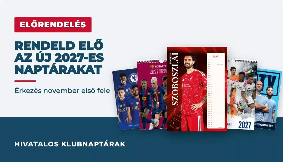 Rendeld elő az új 2027-es hivatalos klub naptárakat
