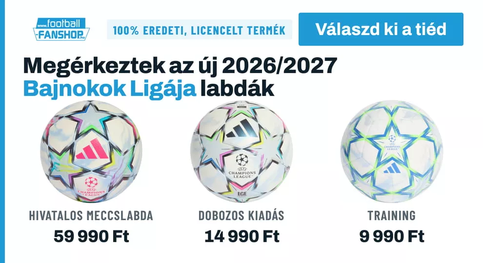 UEFA Bajnokok ligája labdák