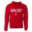 Magyarország pulóver felnőtt kapucnis HUNGARY piros