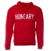 Magyarország pulóver felnőtt kapucnis HUNGARY piros