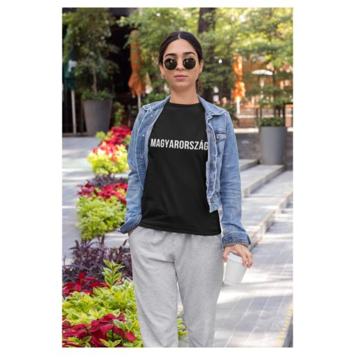 Magyarország póló felnőtt fekete női