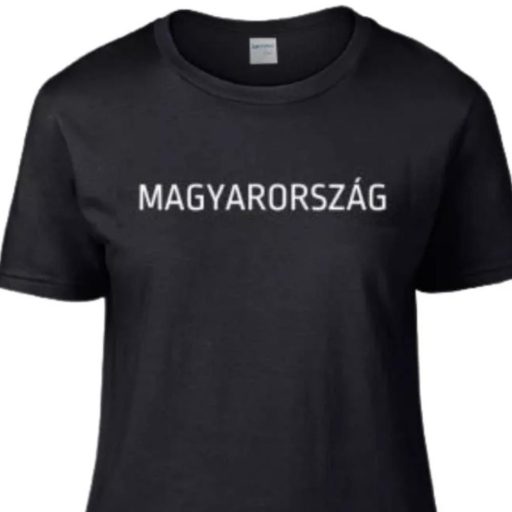 Magyarország póló felnőtt fekete női