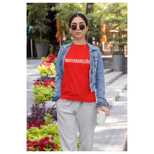 Magyarország póló felnőtt piros női