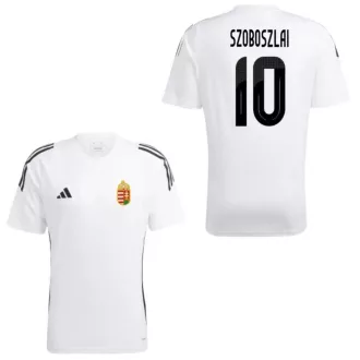   Magyarország mez felső szurkolói Adidas felnőtt fehér T24 SZOBOSZLAI 10
