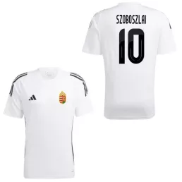   Magyarország mez felső szurkolói Adidas felnőtt fehér T24 SZOBOSZLAI 10