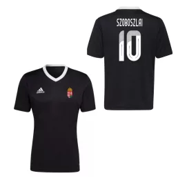   Magyarország mez felső szurkolói Adidas felnőtt fekete SZOBOSZLAI 10