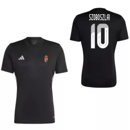   Magyarország mez felső szurkolói Adidas felnőtt fekete SZOBOSZLAI 10