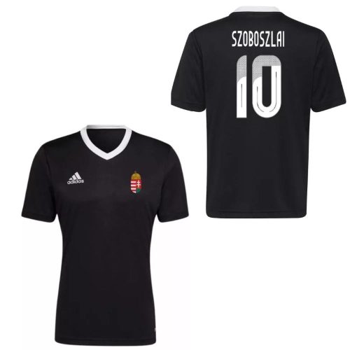 Magyarország mez felső szurkolói Adidas felnőtt fekete SZOBOSZLAI 10