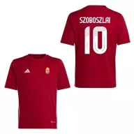   Magyarország mez felső szurkolói Adidas gyerek kerek nyak SZOBOSZLAI 10  Piros