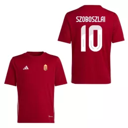   Magyarország mez felső szurkolói Adidas gyerek kerek nyak SZOBOSZLAI 10  Piros