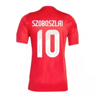   Magyarország mez felső szurkolói Adidas T24 piros felnőtt SZOBOSZLAI 10