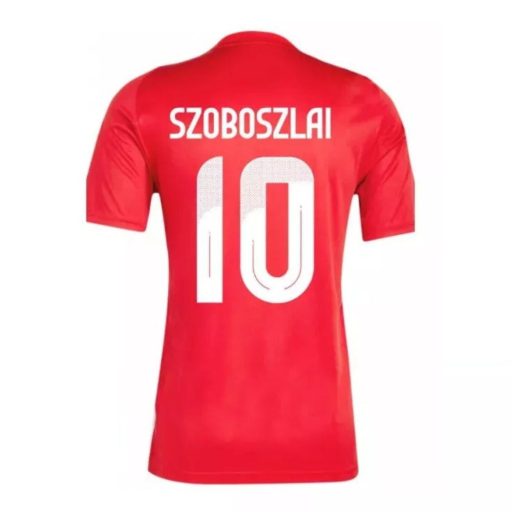 Magyarország mez felső szurkolói Adidas T24 piros felnőtt SZOBOSZLAI 10