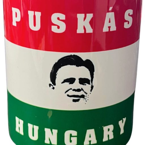 Puskás bögre trikolor