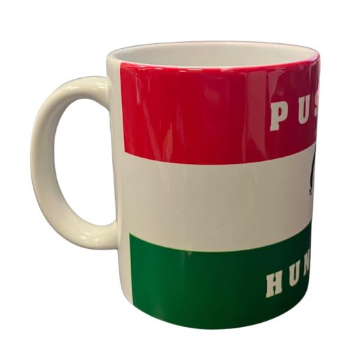 Puskás bögre trikolor