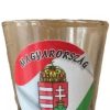 Magyarország stampedlis pohár trikolor címeres