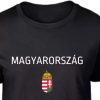 Magyarország póló felnőtt címeres női fekete