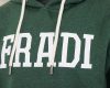 Fradi pulóver kapucnis felnőtt "FRADI" felirat