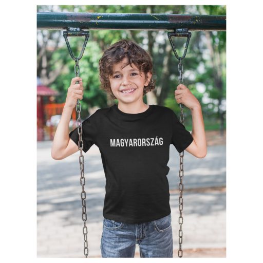 Magyarország póló gyerek fekete