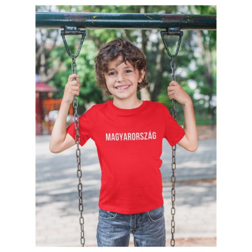 Magyarország póló gyerek piros