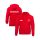 Magyarország pulóver gyerek kapucnis-zippes piros