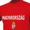 Magyarország póló felnőtt címeres piros