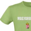 Magyarország póló felnőtt címeres zöld