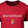 Magyarország póló felnőtt címeres női piros