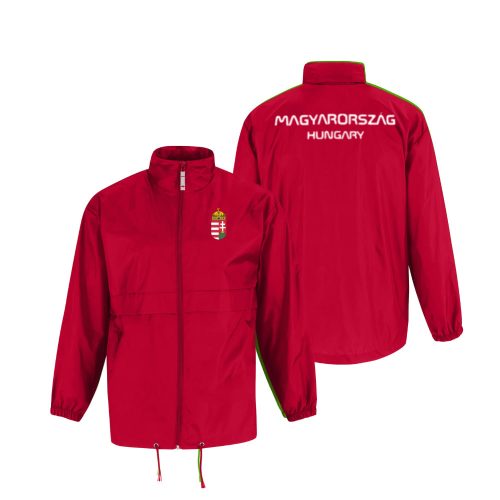 Magyarország széljacket felnőtt Piros