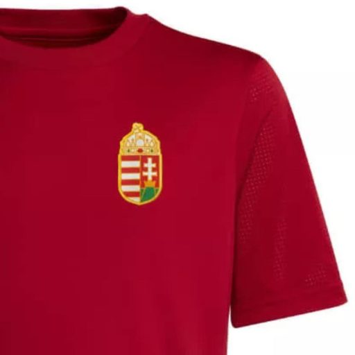 Magyarország mez felső szurkolói Adidas gyerek kerek nyak SZOBOSZLAI 10  Piros