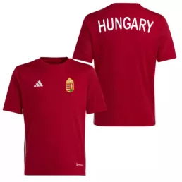   Magyarország mez felső HUNGARY Adidas gyerek kerek nyak Piros