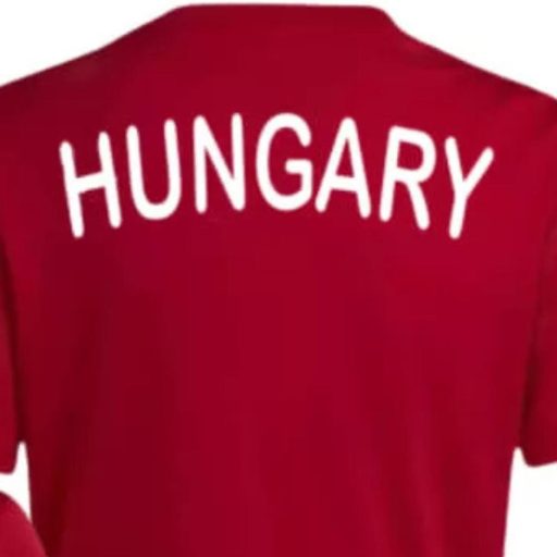 Magyarország mez felső HUNGARY Adidas gyerek kerek nyak Piros