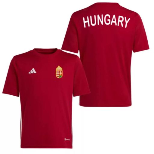 Magyarország mez felső HUNGARY Adidas gyerek kerek nyak Piros