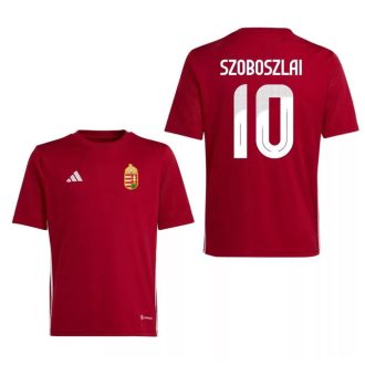   Magyarország mez felső szurkolói SZOBOSZLAI 10 Adidas piros felnőtt