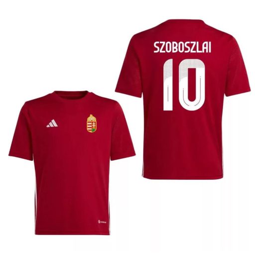 Magyarország mez felső szurkolói SZOBOSZLAI 10 Adidas piros felnőtt