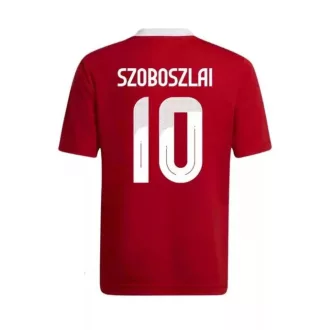   Magyarország mez felső szurkolói Adidas piros gyerek SZOBOSZLAI 10