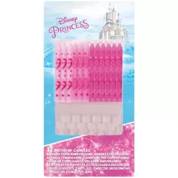 12db születésnapi gyertya és 12 tartó DISNEY HERCEGNŐK