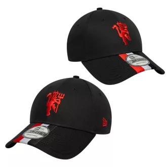 Manchester United baseball sapka New Era fekete Stripe