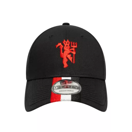 Manchester United baseball sapka New Era fekete Stripe