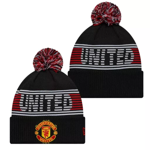Manchester United sapka kötött New Era bojtos