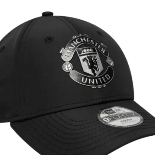 Manchester United baseball sapka New Era fekete gyerek Reflective