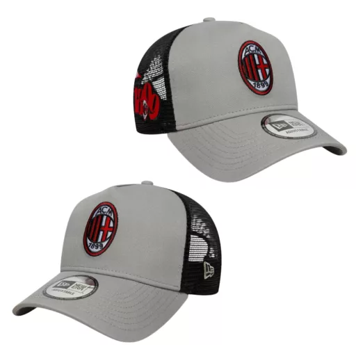 AC Milan baseball sapka New Era szürke hálós