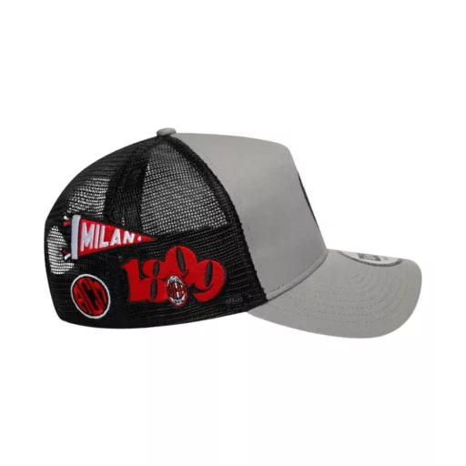 AC Milan baseball sapka New Era szürke hálós