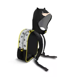  BATMAN SZÜRKE kapucnis hátizsák vízálló anyagból - 26cm X 31cm X 11cm