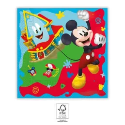   20db 2 rétegű papírszalvéta 33x33cm MICKEY ROCK THE HOUSE