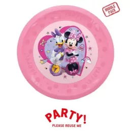   4db újrafelhasználható partitányér 21cm ΜΙΝΝΙΕ JUNIOR DISNEY