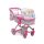 Moni toys pink rose játék mózes kosaras babakocsi