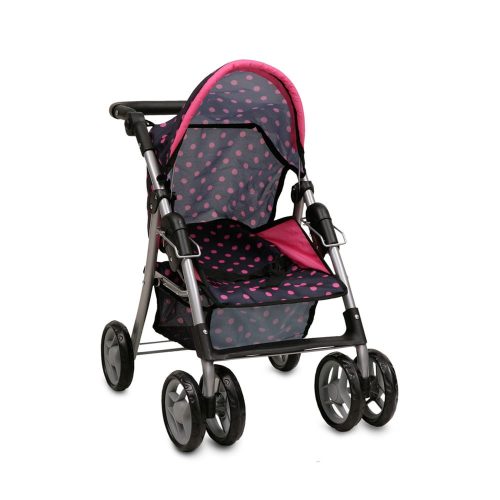 Moni toys pinky dots játék babakocsi pöttyös