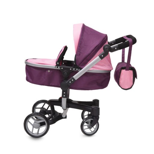 Moni toys violet játék babakocsi