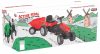 Pilsan traktor pedálos trélerrel 07316 piros